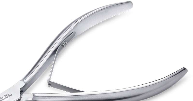 OMI Stainless Steel Acrylic Nail Nipper AB-202C