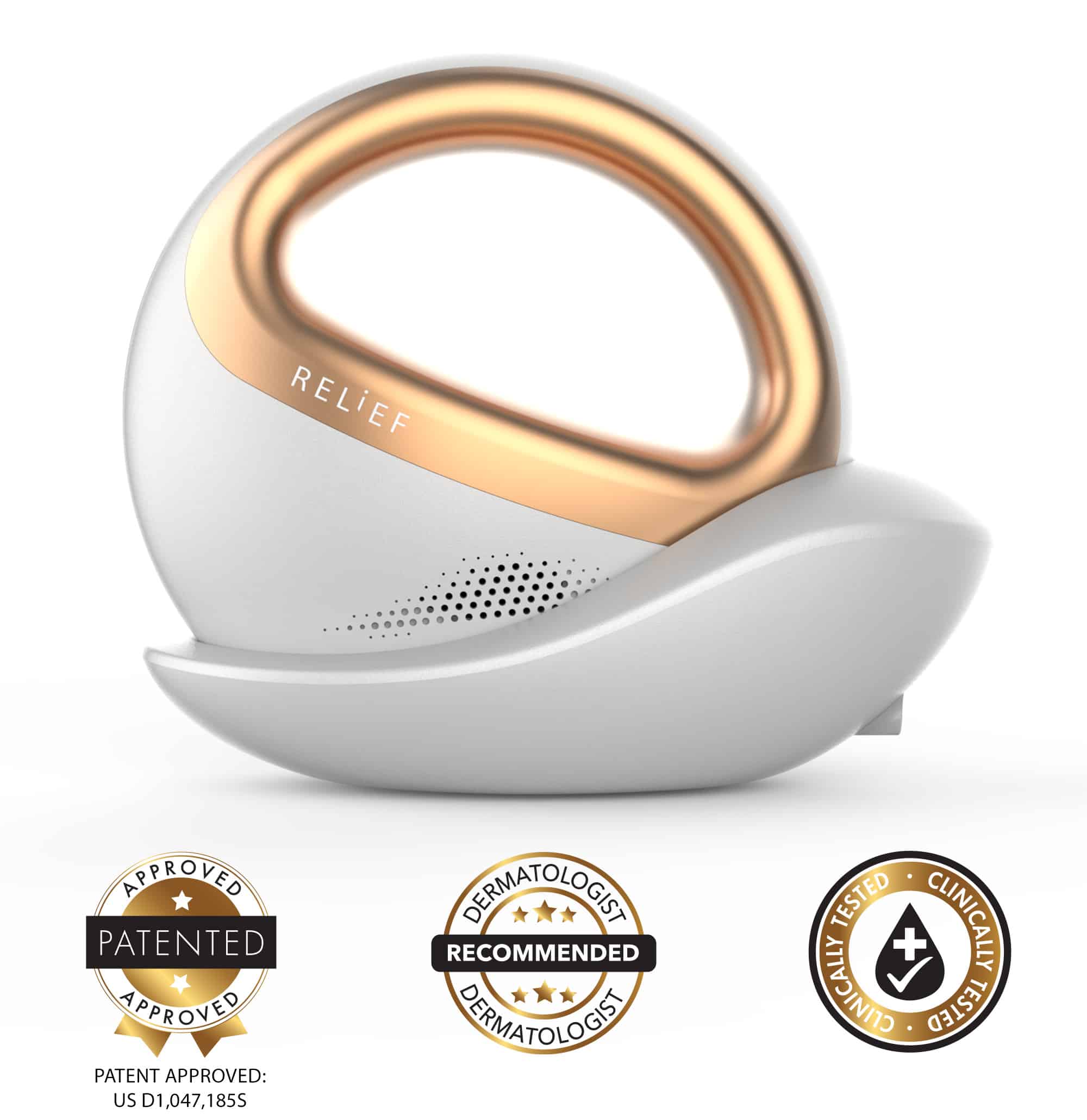 RELIEF- LUXURY WELLNESS TECHNOLOGY- PAIN RELIEF DEVICE FOR BACK , JOINT & MUSCLE PAIN