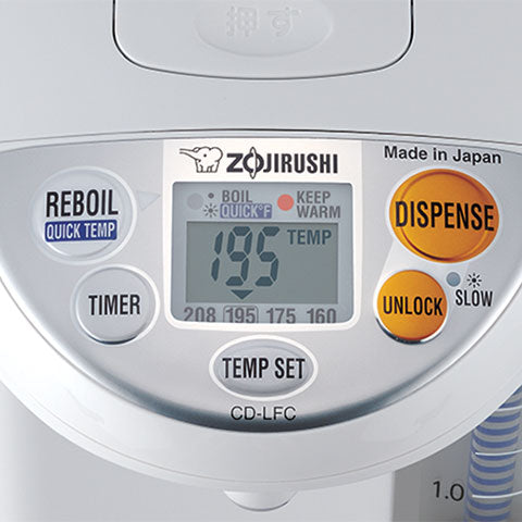Zojirushi 5.0 Liter Panorama Window Micom Water Boiler and Warmer, White( MADE IN JAPAN)