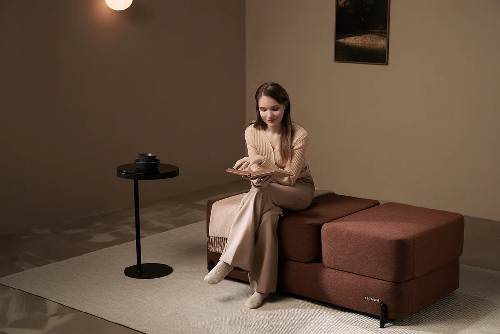 CERAGEM S4 Massage Lounger Brown
