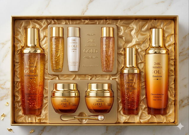 CHOYEONHWA SOO 24K PREMIUM GOLD 99.9% PURE GOLD ( MADE IN KOREA) 