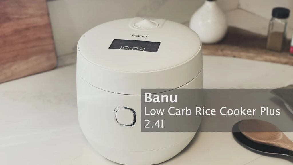 BANU LOW CARB RICE COOKER WHITE 2.4L- KOREA