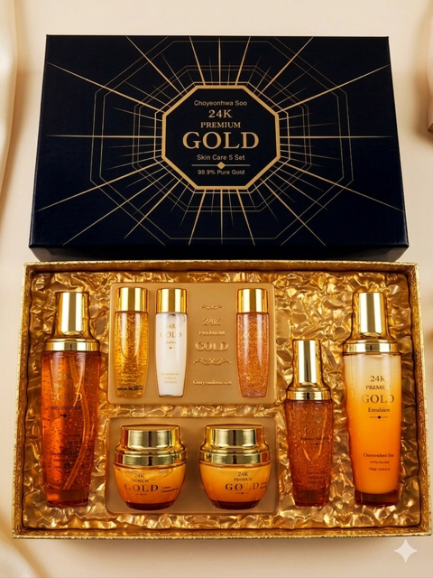 CHOYEONHWA SOO 24K PREMIUM GOLD 99.9% PURE GOLD ( MADE IN KOREA) 