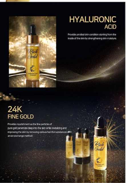 CELLRETURN RICH GOLD HYALURONIC ACID AMPOULE 20ML ( MADE IN KOREA) 