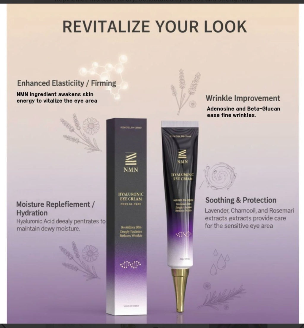 NMN Wrinkle Repair & Hydration Eye Cream - Firming & Brightening ( MADE IN KOREA) 
