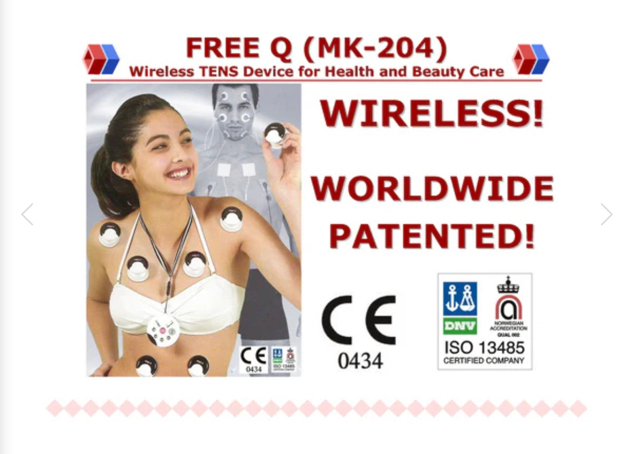 MK-204 H3 FreeQ: Wireless Multi-Functional Electrical Therapy Device ( MADE IN KOREA) 4 CUPS