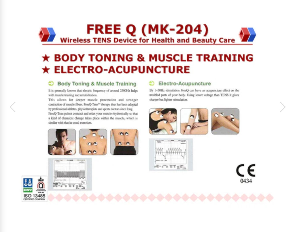 MK-204 H3 FreeQ: Wireless Multi-Functional Electrical Therapy Device ( MADE IN KOREA) 6 CUPS