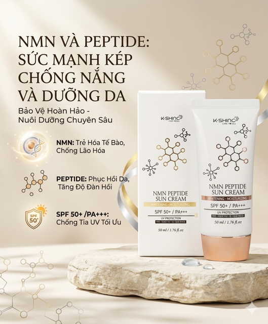 NMN PEPTIDE SUN CREAM ( MADE IN KOREA) 