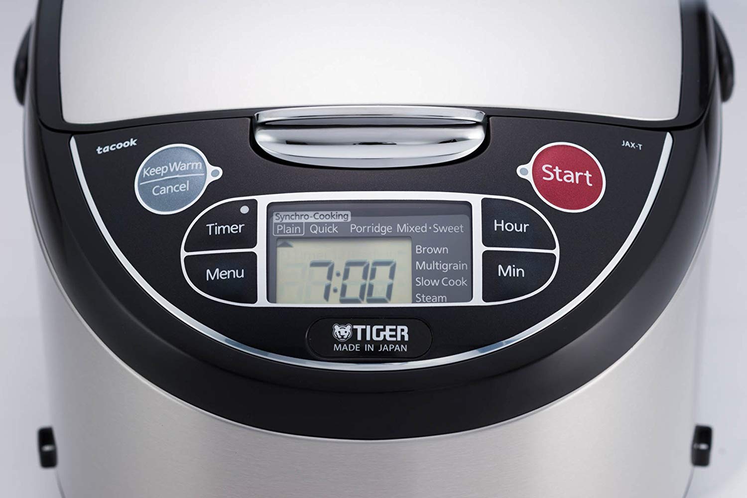 Tiger 5.5 Cups Rice Cooker with Food Steamer & Slow Cooker