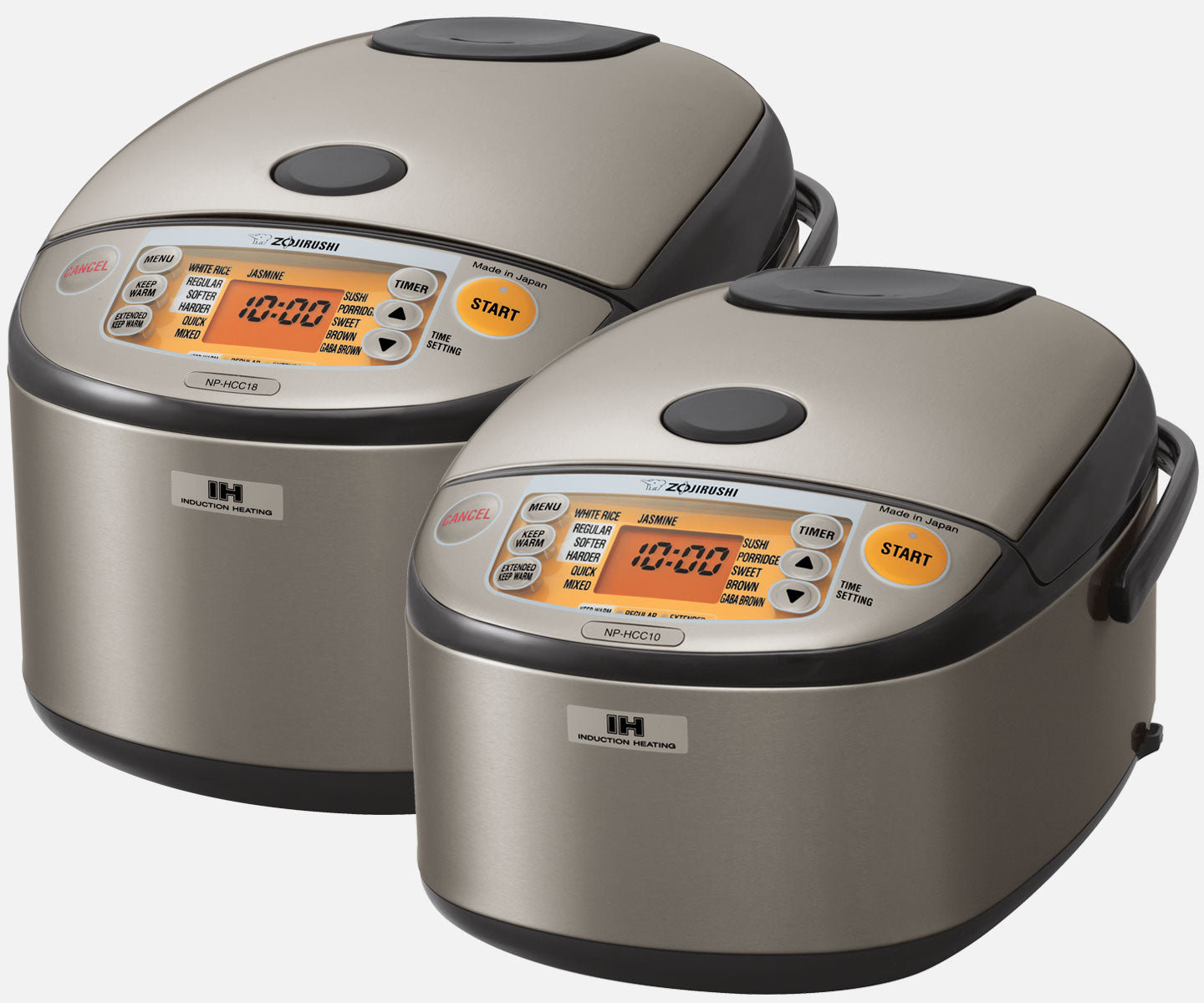 Zojirushi 10 Cups Induction Heating System Stainless Rice Cooker and Warmer ( MADE IN JAPAN)