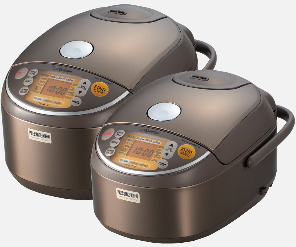 Zojirushi 5.5 Cups Pressure Induction Heating Stainless Rice Cooker & Warmer( MADE IN JAPAN)