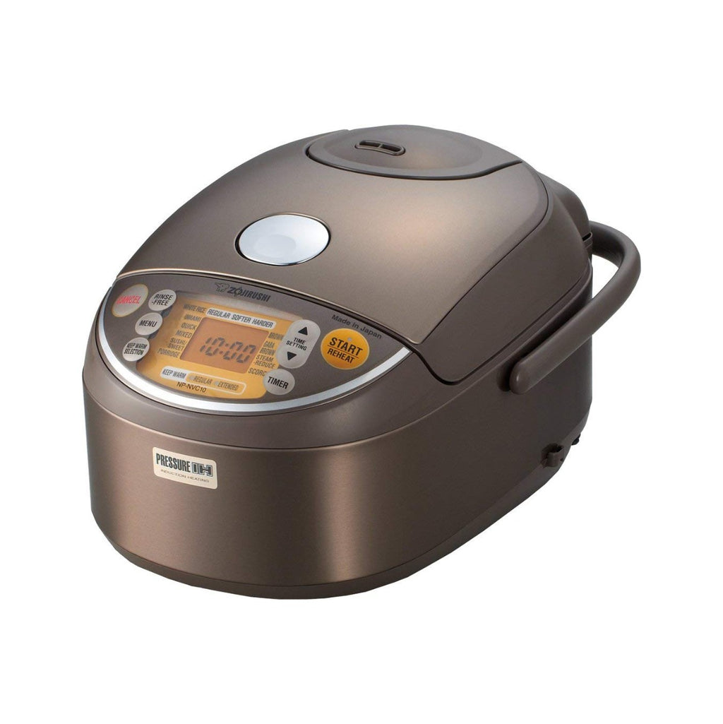 Zojirushi 10 Cups Pressure Induction Heating Stainless Rice Cooker & Warmer( MADE IN JAPAN)