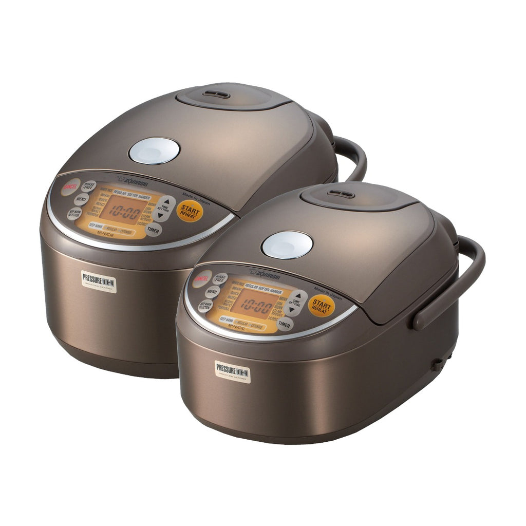 Zojirushi 10 Cups Pressure Induction Heating Stainless Rice Cooker & Warmer( MADE IN JAPAN)