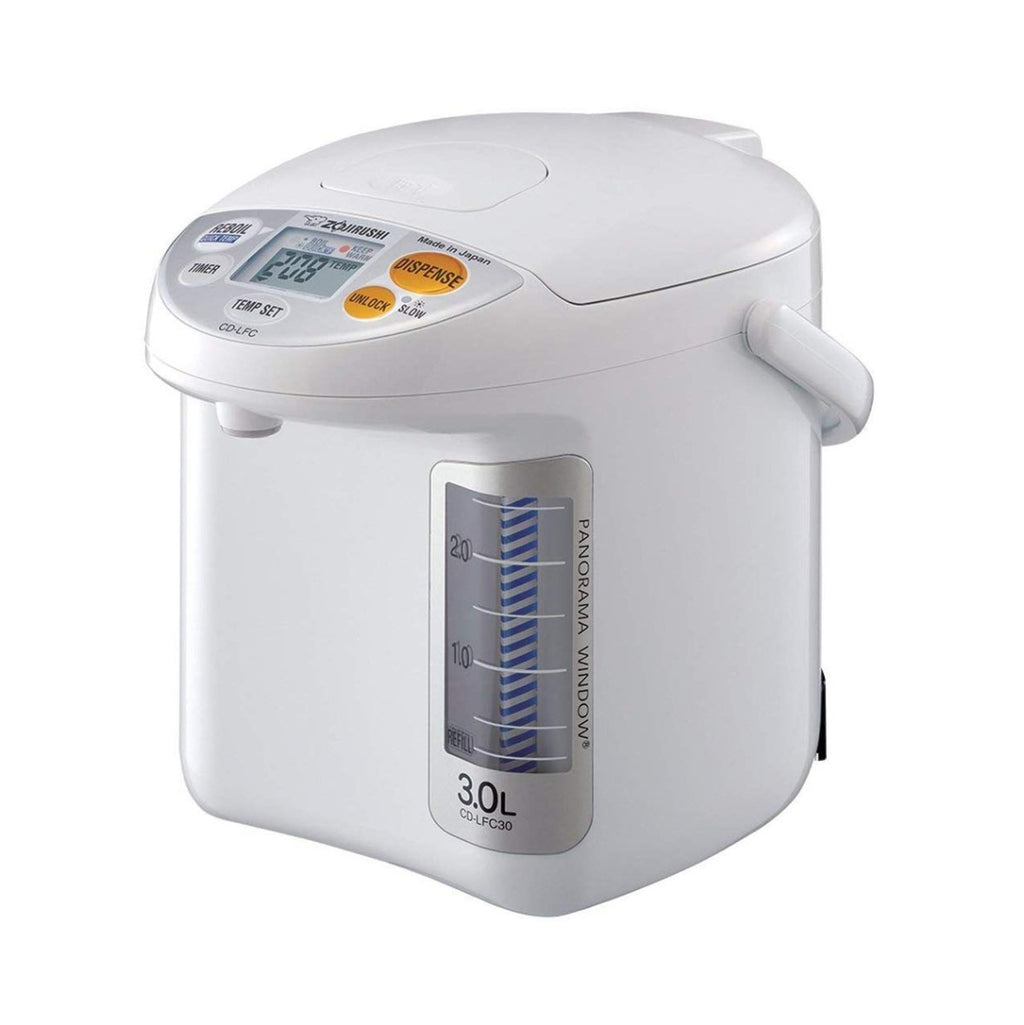 Zojirushi 3.0 Liter Panorama Window Micom Water Boiler and Warmer, White( MADE IN JAPAN)