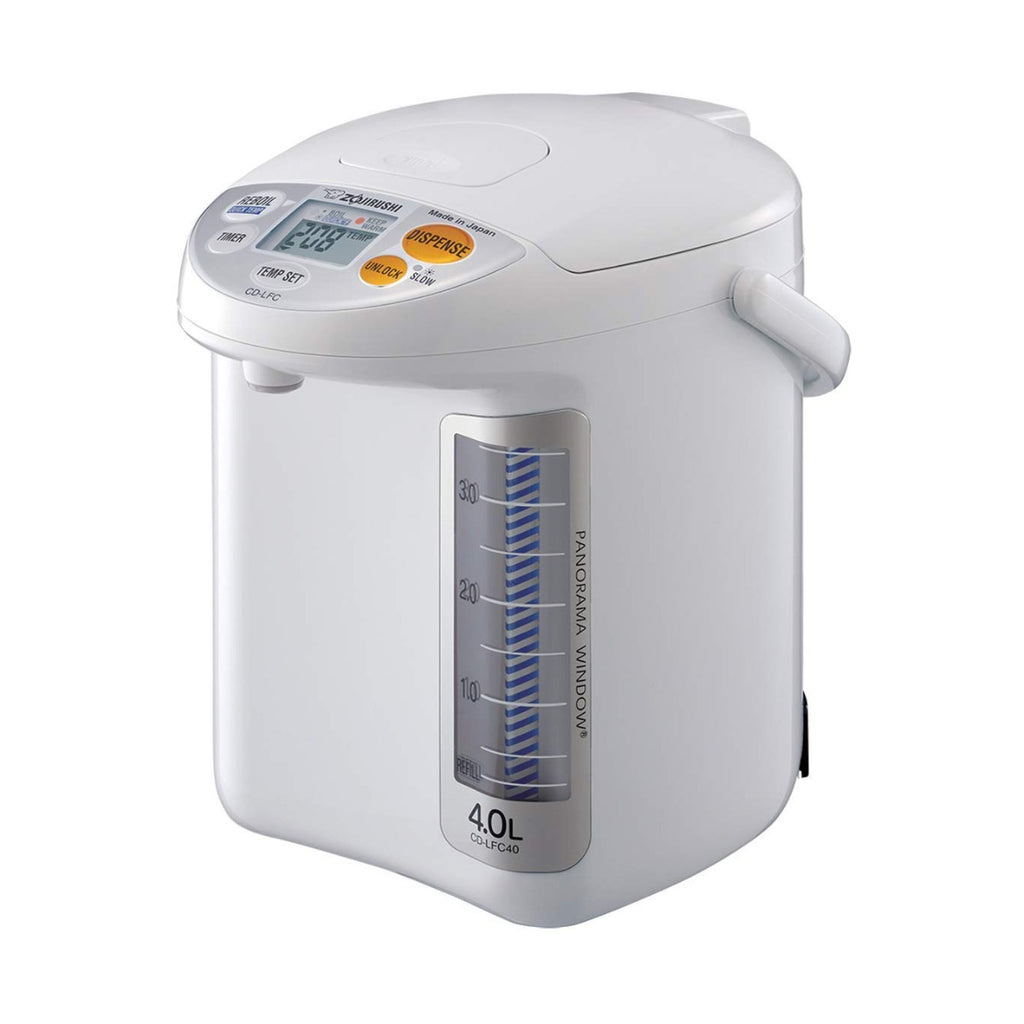 Zojirushi 4.0 Liter Panorama Window Micom Water Boiler and Warmer, White( MADE IN JAPAN)