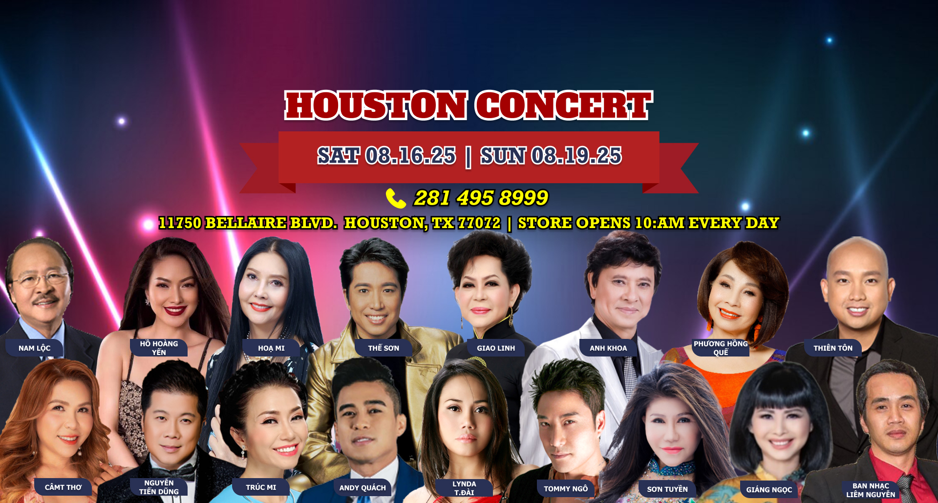 HOUSTON CONCERT