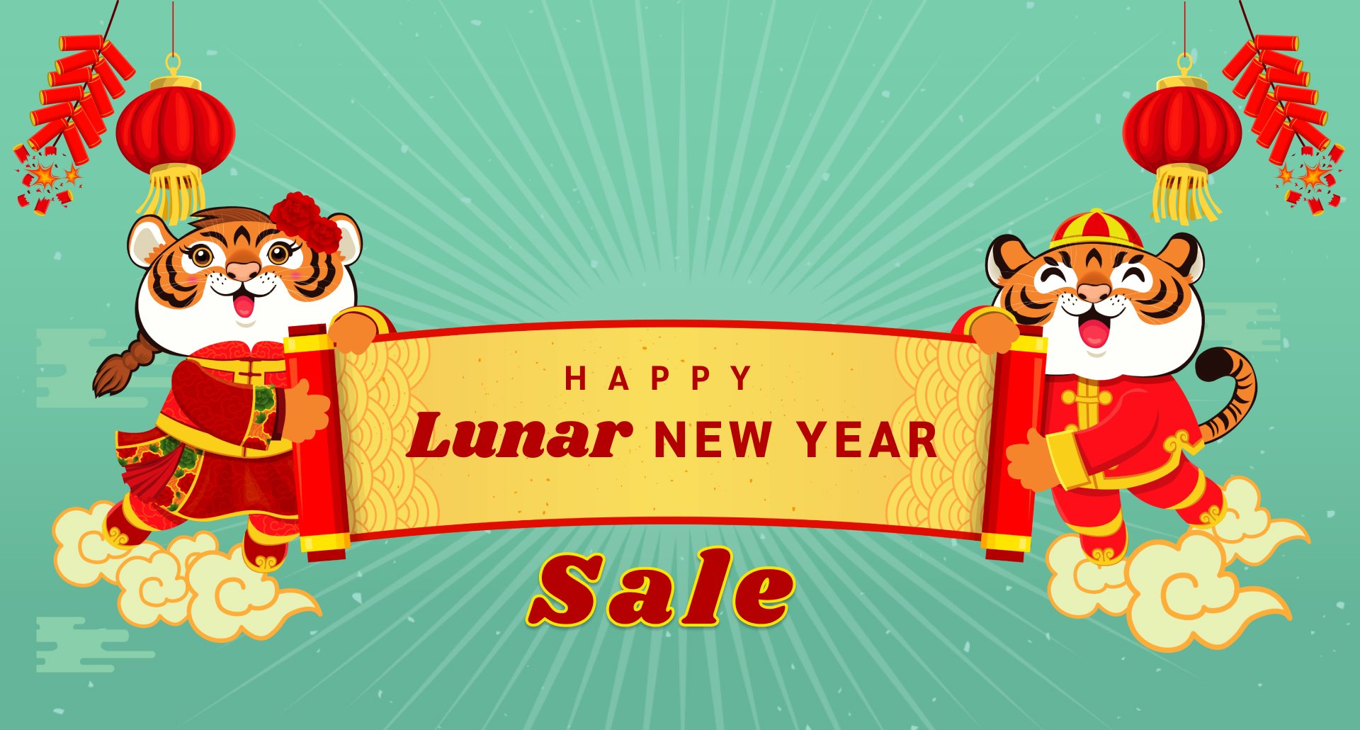 happy lunar new year sale
